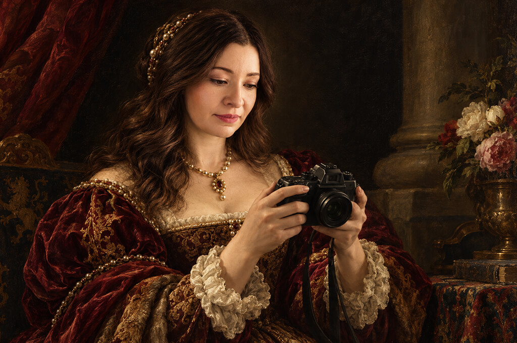 funny ai photo idea renaissance painting