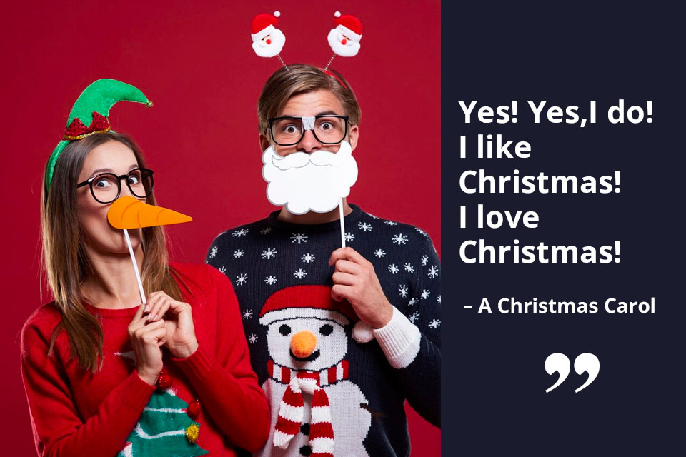 funny christmas photo captions movies