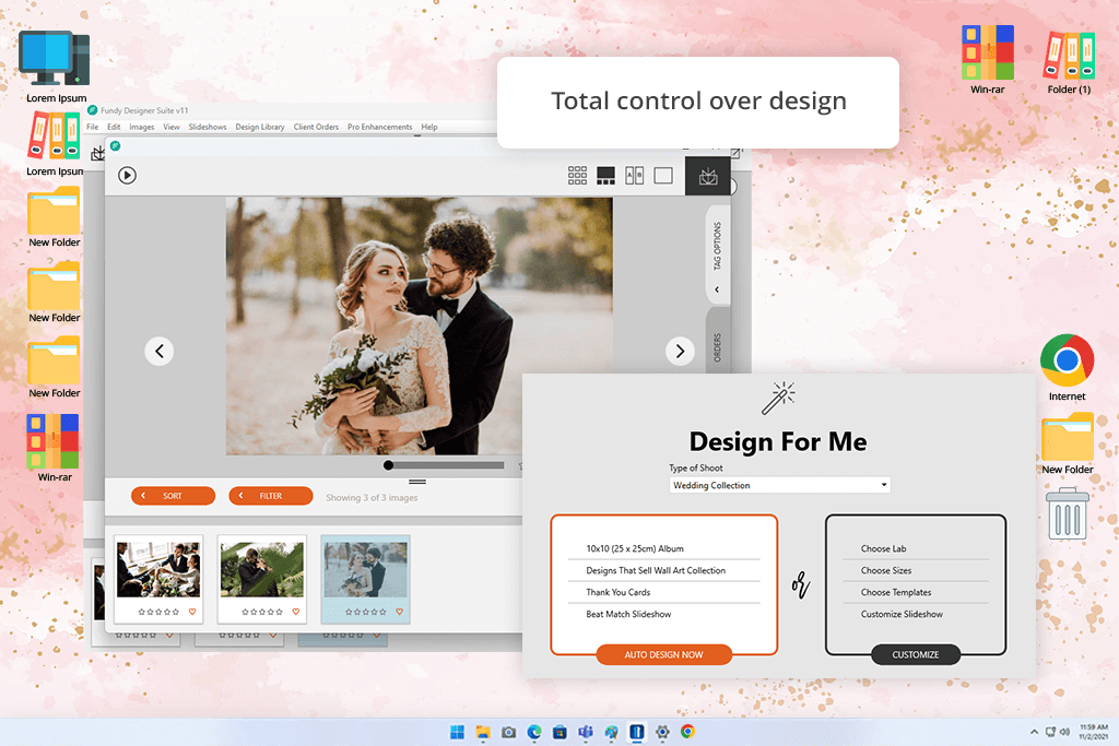 funny designer software interface