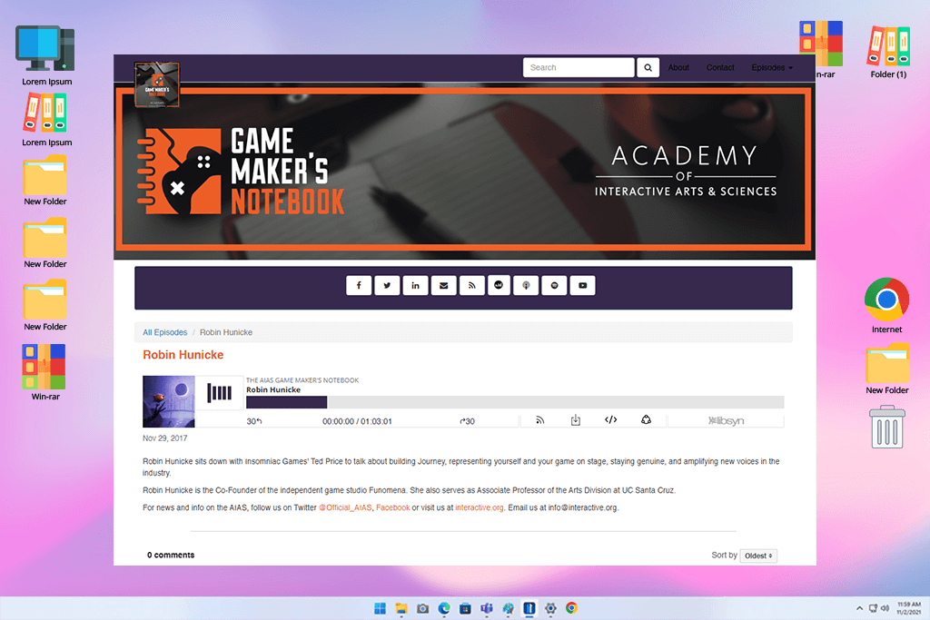 game makers notebook design podcast