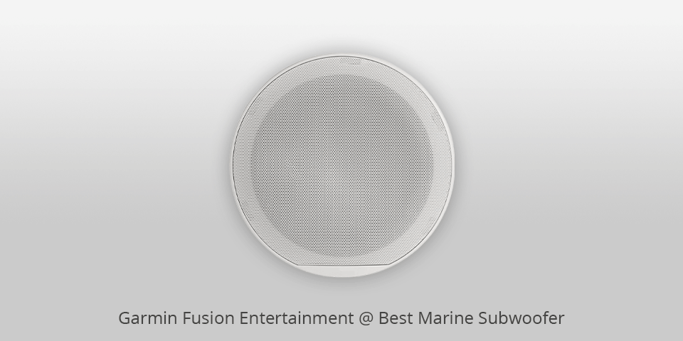 garmin fusion entertainment marine subwoofers