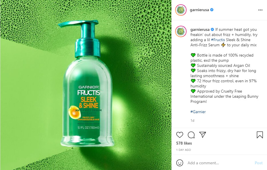 garnier makeup product photography