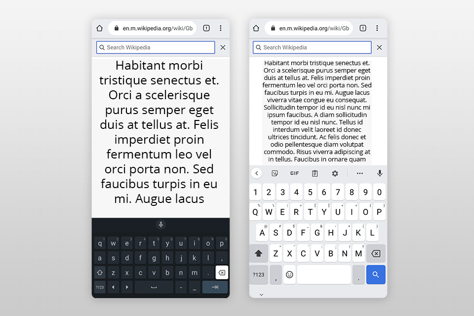 gboard voice recognition software interface