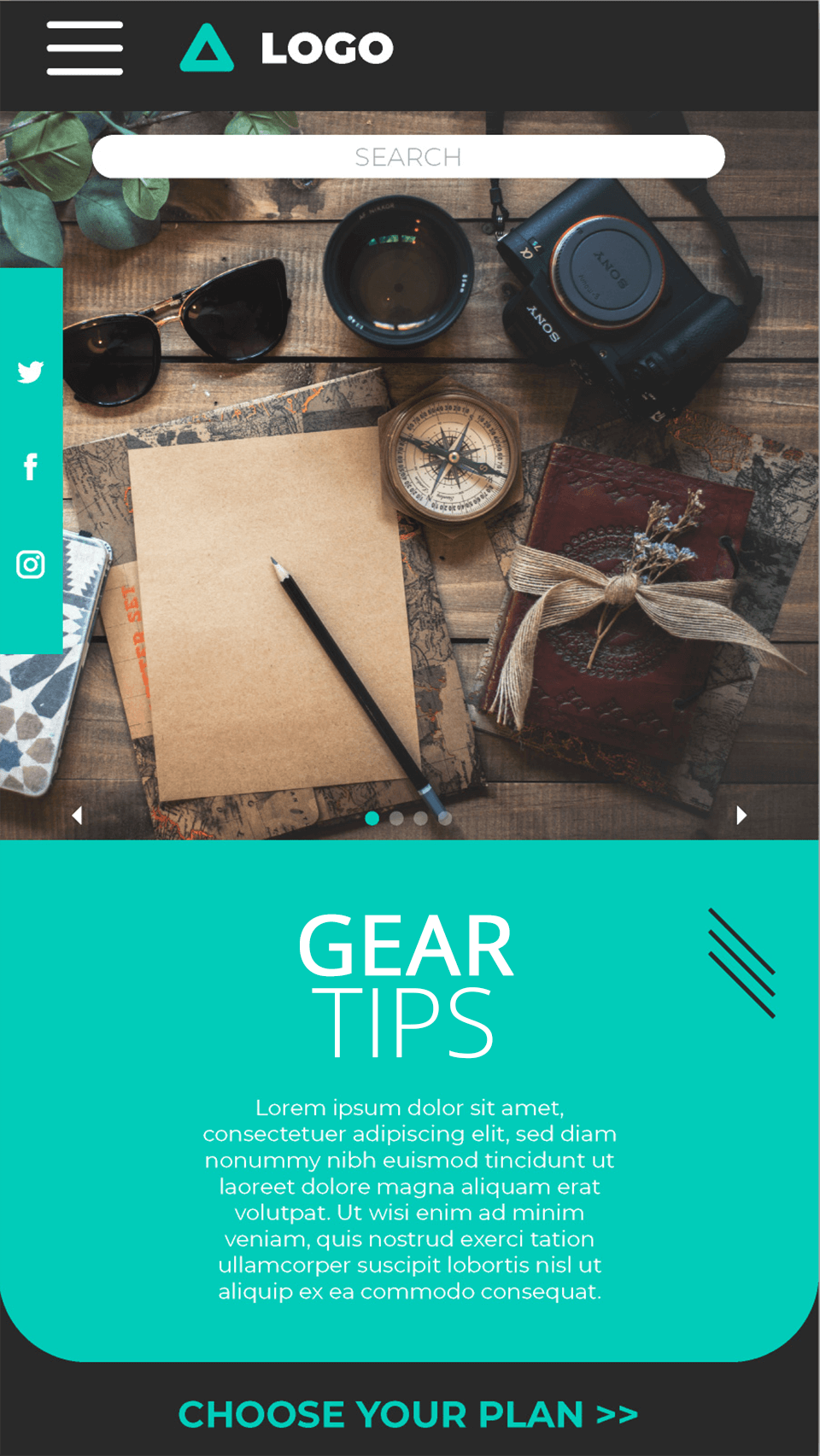gear guide newsletter idea for photographers