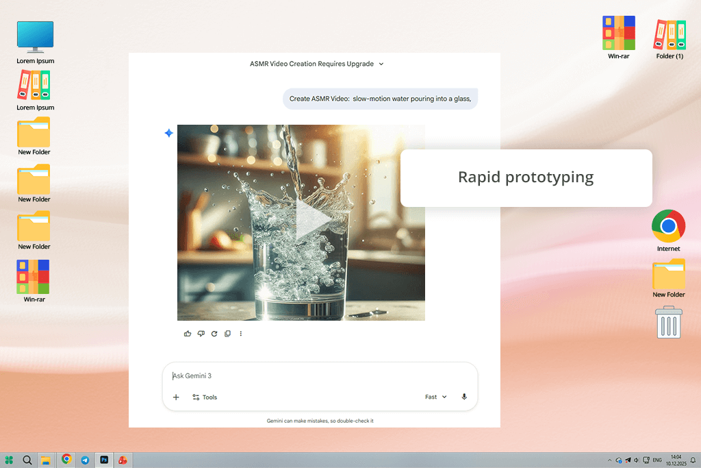 gemini google veo 3 software interface