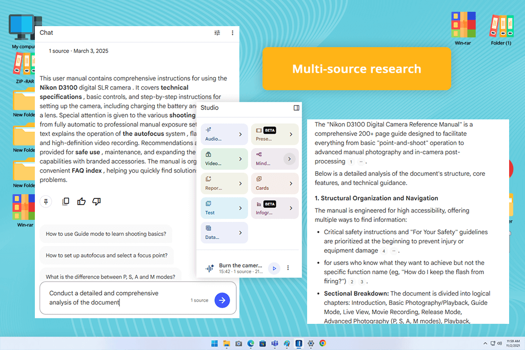 gemini notebook ai document analysis tool