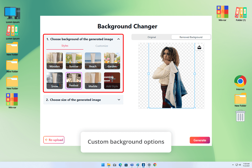 genape free background removal software