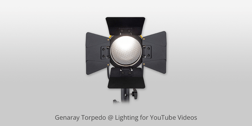 genaray torpedo lighting for youtube