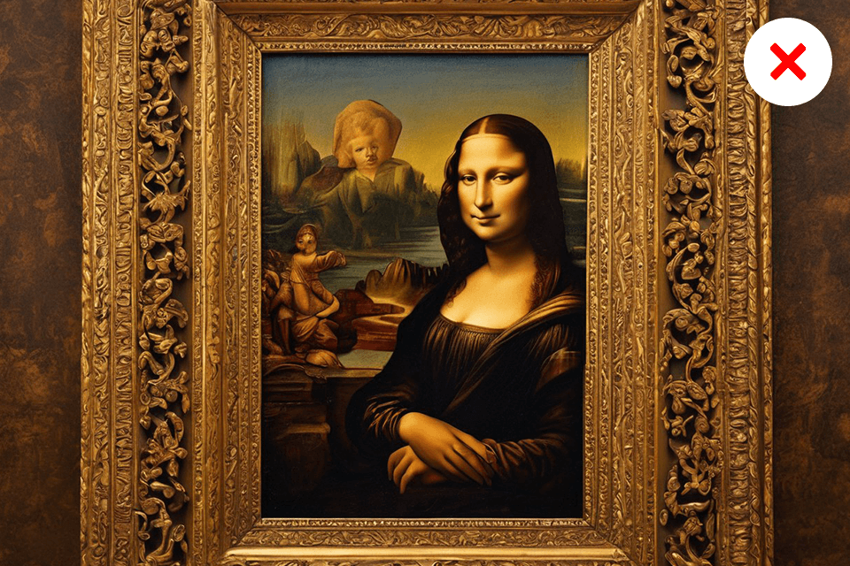 generative fill mispresentation of original art