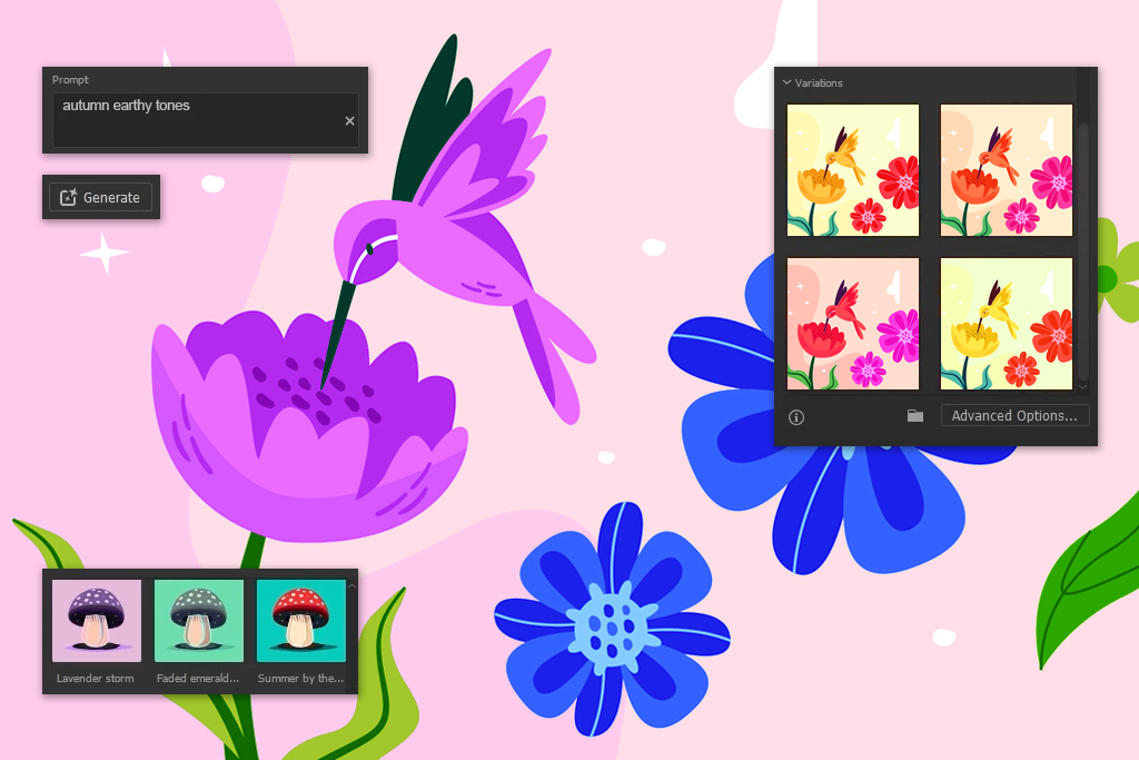 generative recolor in adobe illustrator