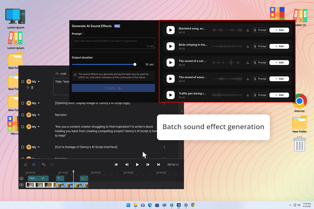 genny ai sound effect generator