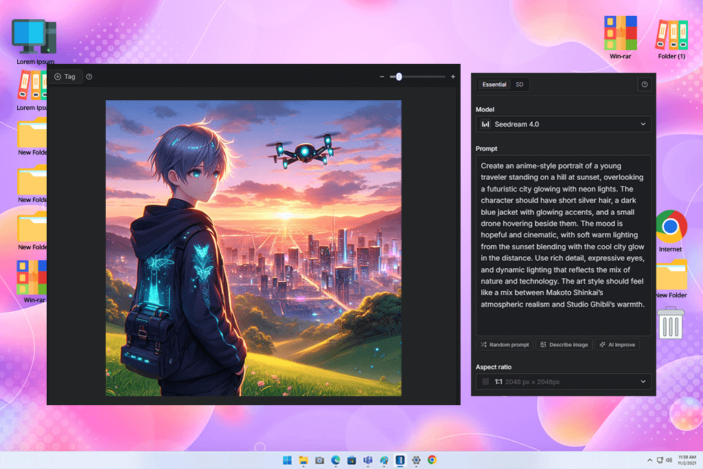 getimgai ai anime generator tool