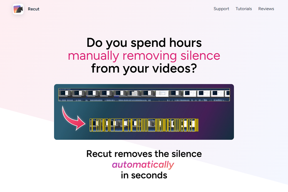 getrecut video silence remover