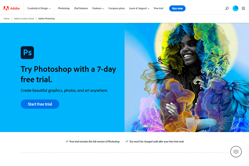 adobe photoshop trial free download free