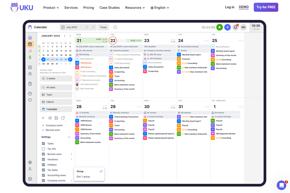 getuku workforce management software