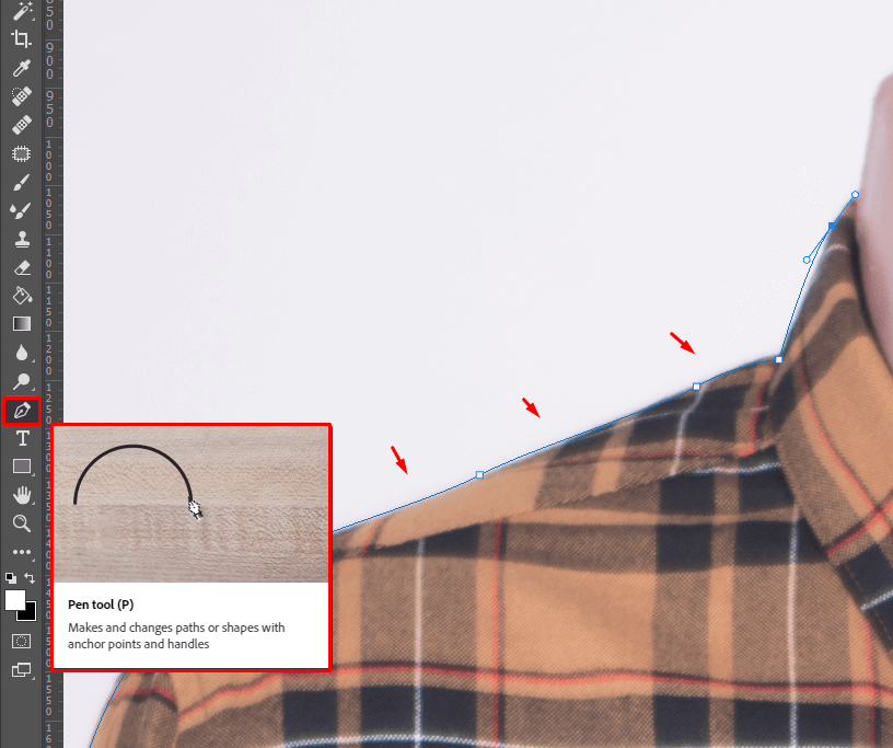 ghost mannequin create a path