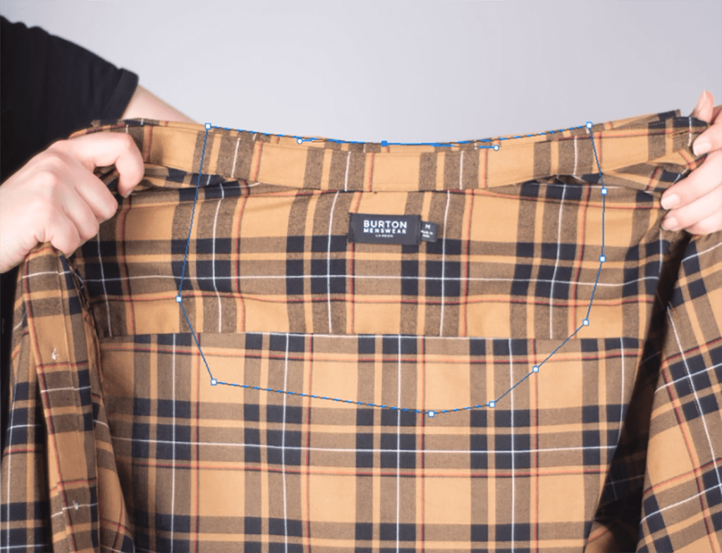 ghost mannequin cut out