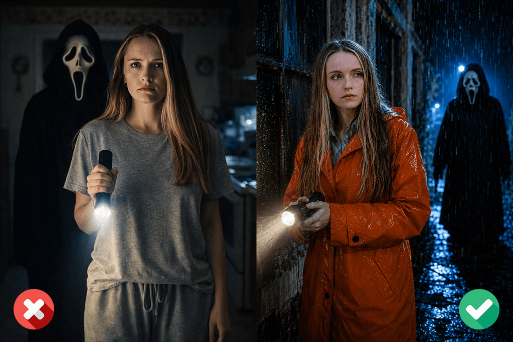 ghostface ai photo examples