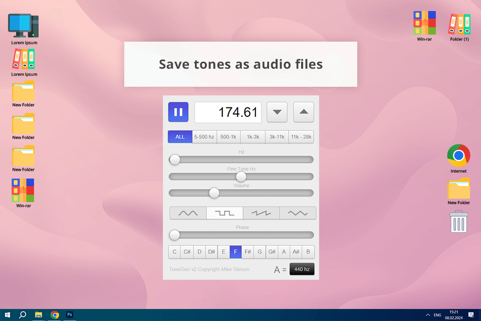 gieson online tone generator