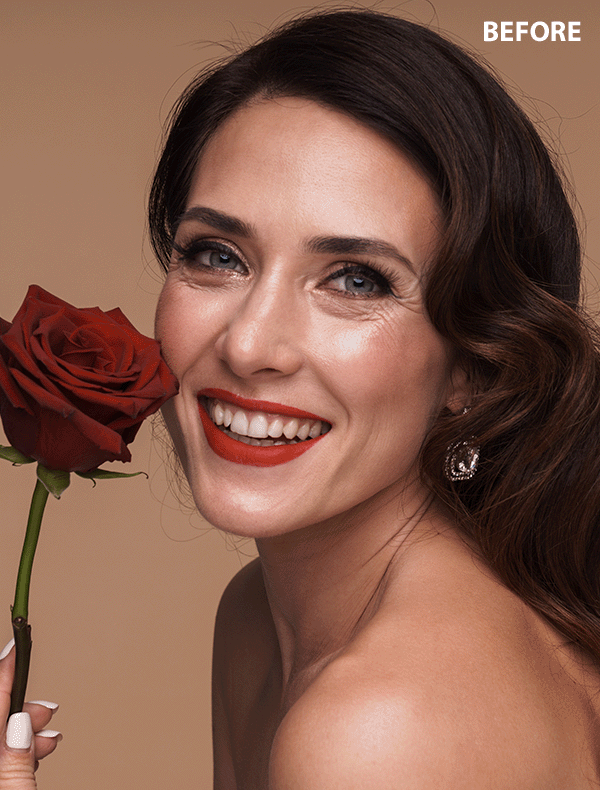 remove eye bags from photo