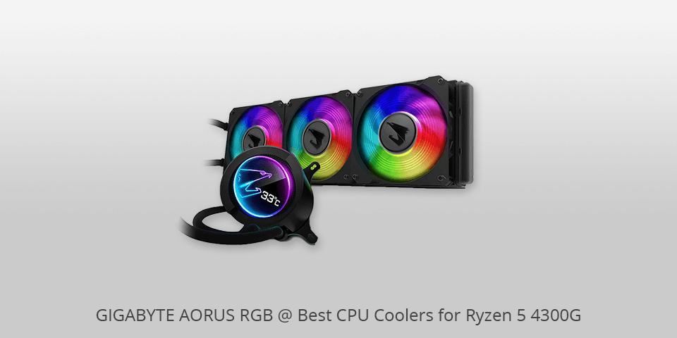 gigabyte aorus rgb cpu coolers for ryzen 5 4300g