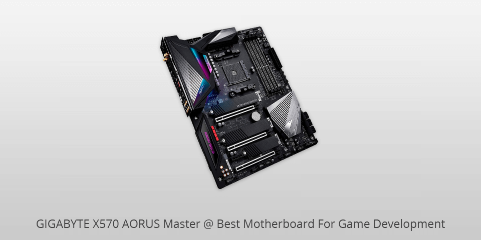 gigabyte x570 aorus master motherboard for game development