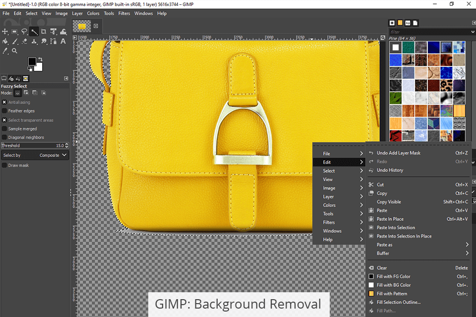 أعرج إزالة الخلفية