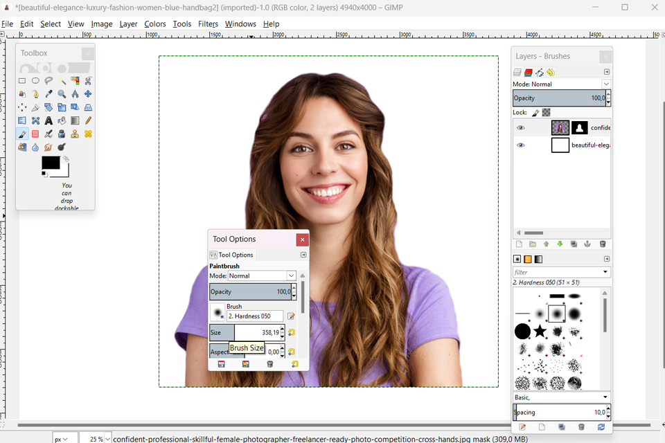 gimp transparent background tweaking the edges