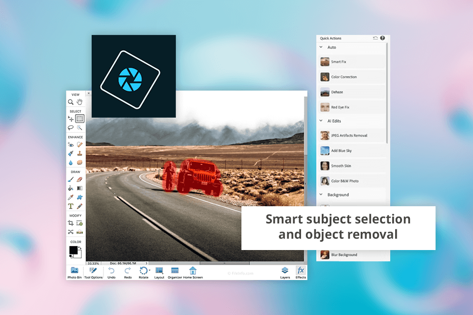photoshop elements ai features