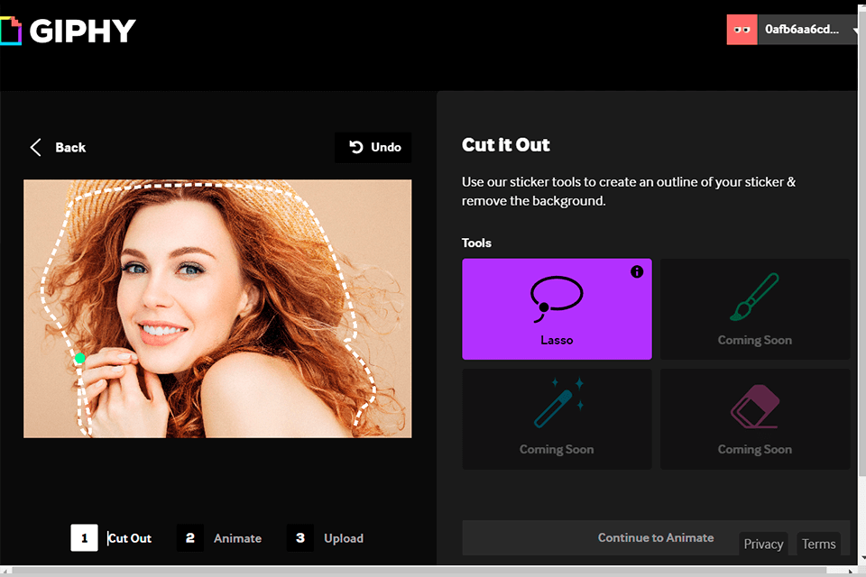 giphy أفضل واجهة تطبيق لإنشاء المحتوى
