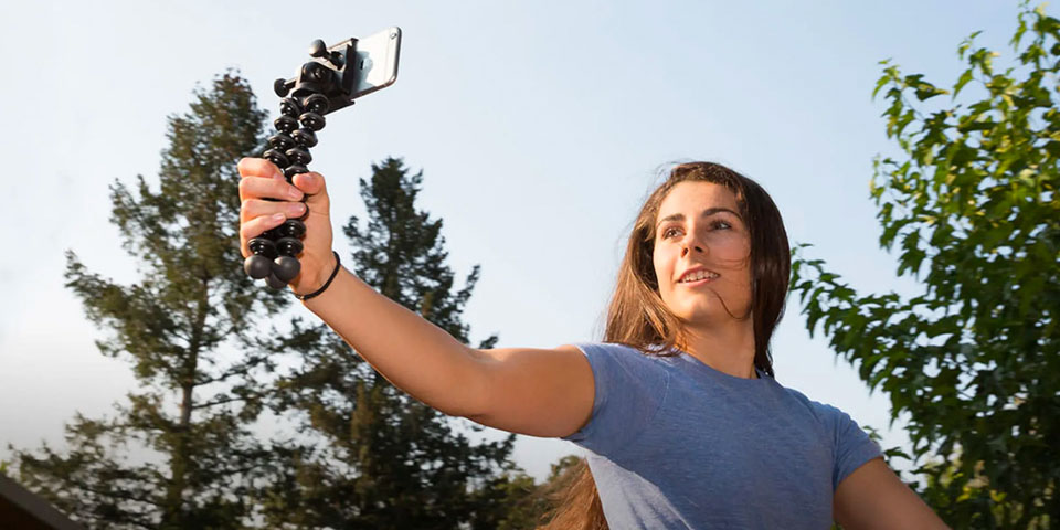 goby griptight gorillapod stand pro iphone camera accessoire lifestyle