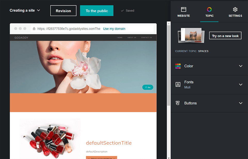 godaddy webflow alternative interface