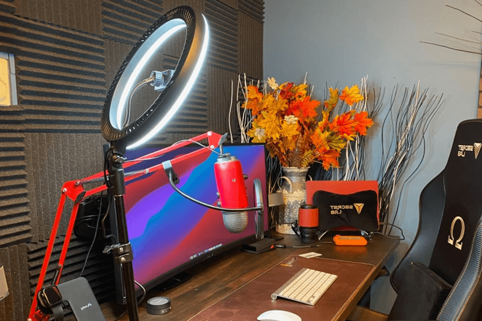godox ring lighting for zoom calls lifestyle