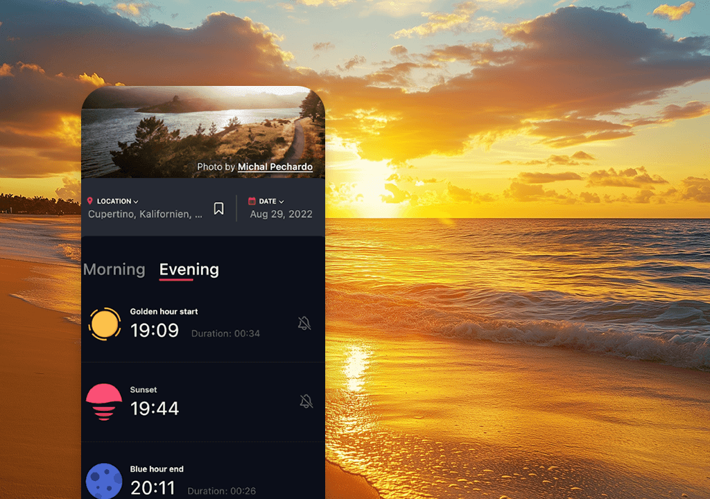 golden hour calculator by christopher kreymborg golden hour calculator