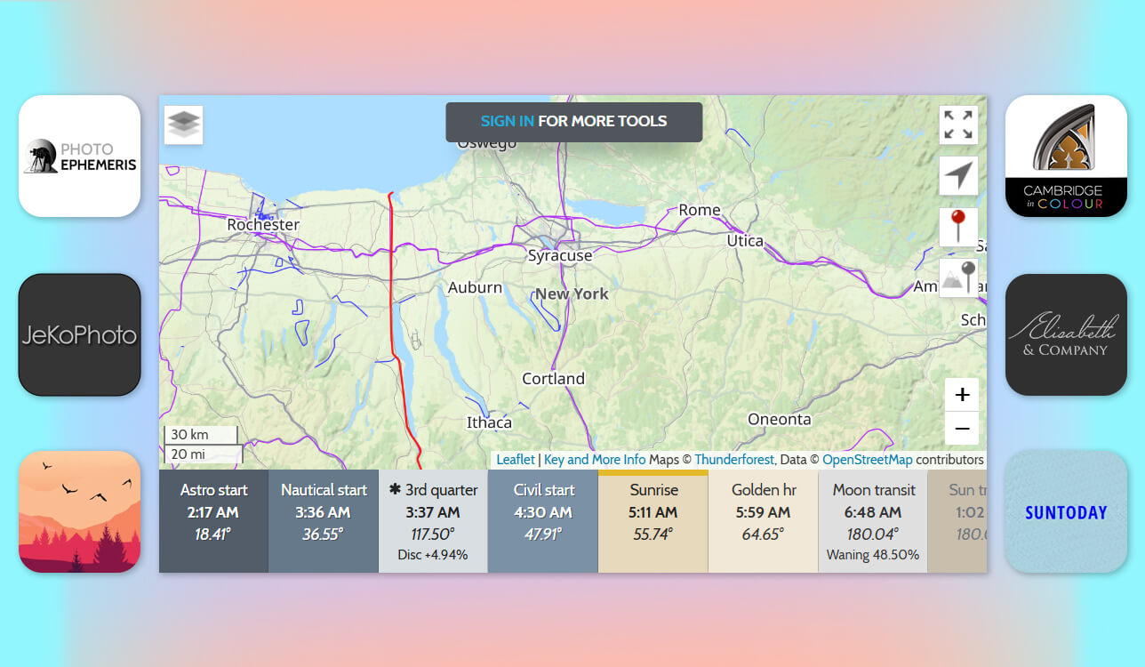 golden hour calculator cover