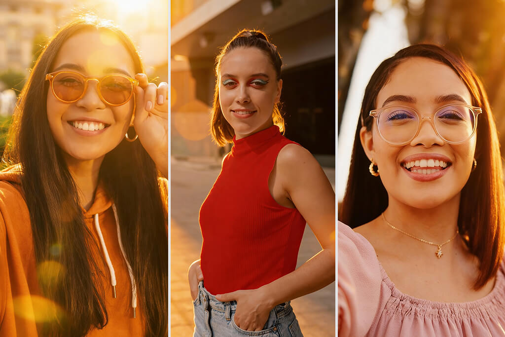golden hour filter examples