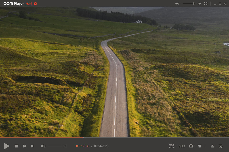 gom player واجهة مشغل ملفات vob