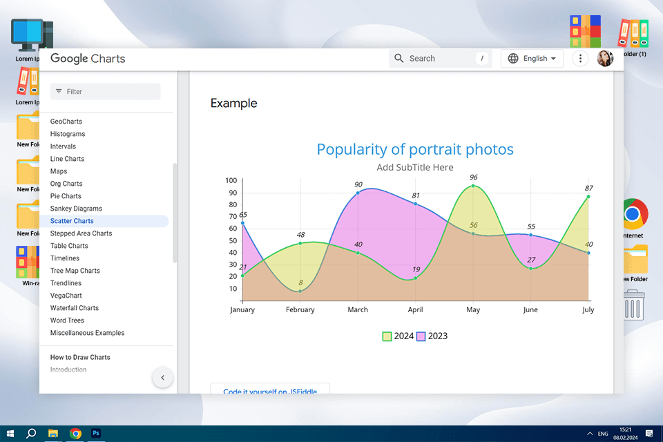 google chart software gratuito para criação de gráficos