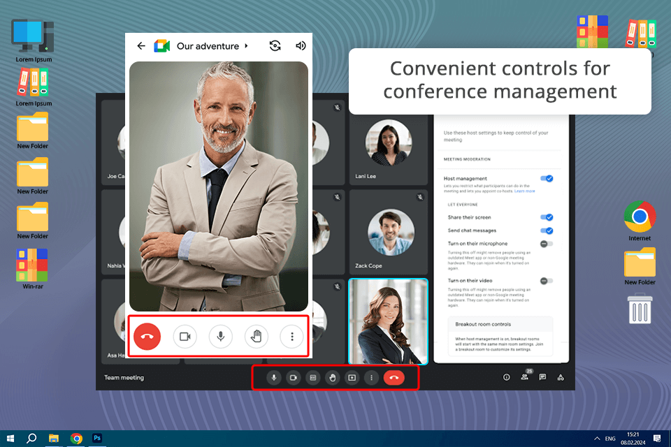 google meet screen sharing software