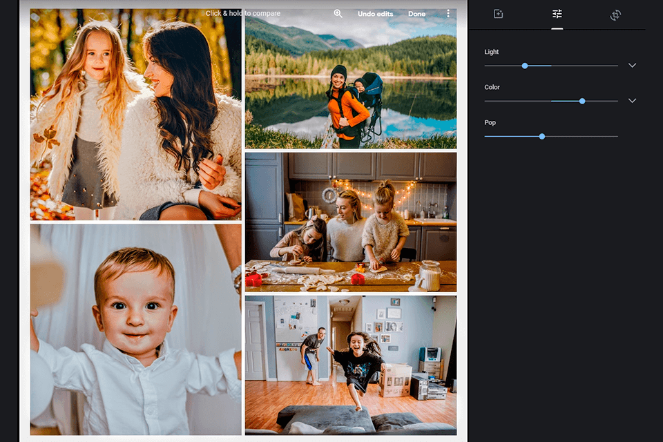 logo del creador de collage de fotos gratis google photos