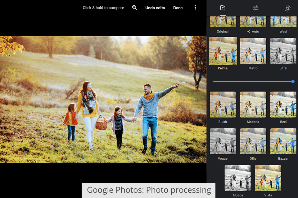 google photos photo editing