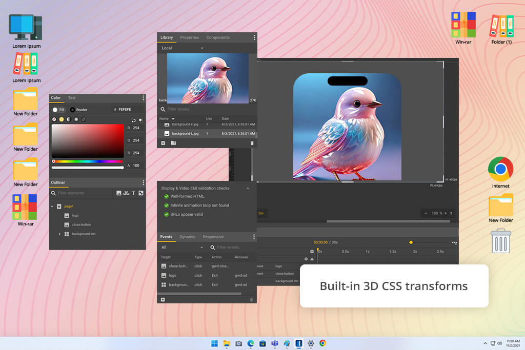 google web designer html5 animation software