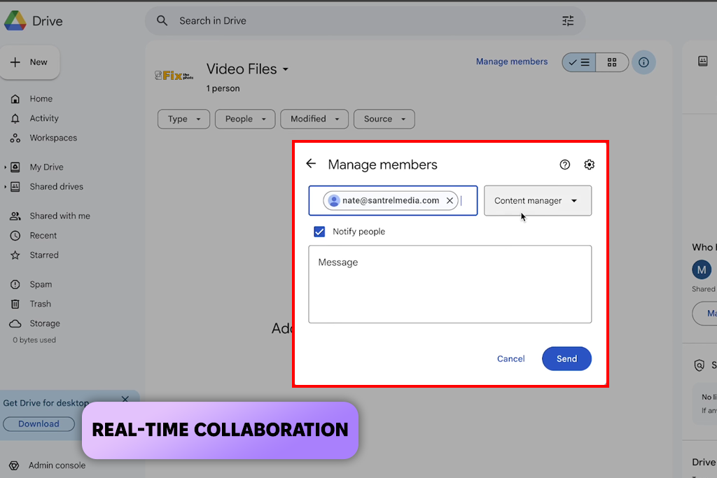 google workspace interface