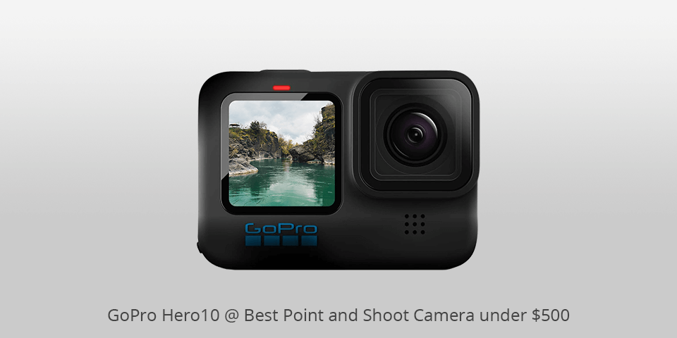 gopro hero10 point a shoot kamera pod 500
