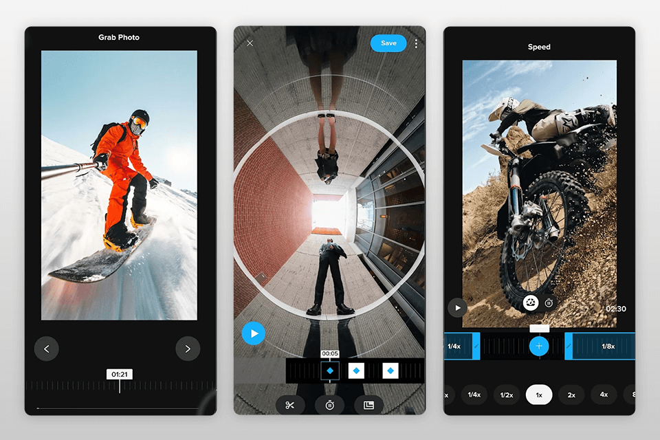 gopro quik music sync app interface