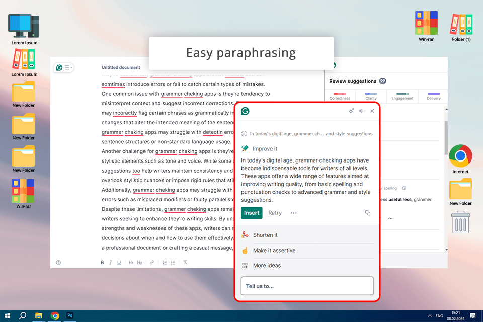 grammarly best grammar checker app
