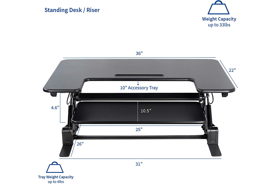 graphic deigners desk size
