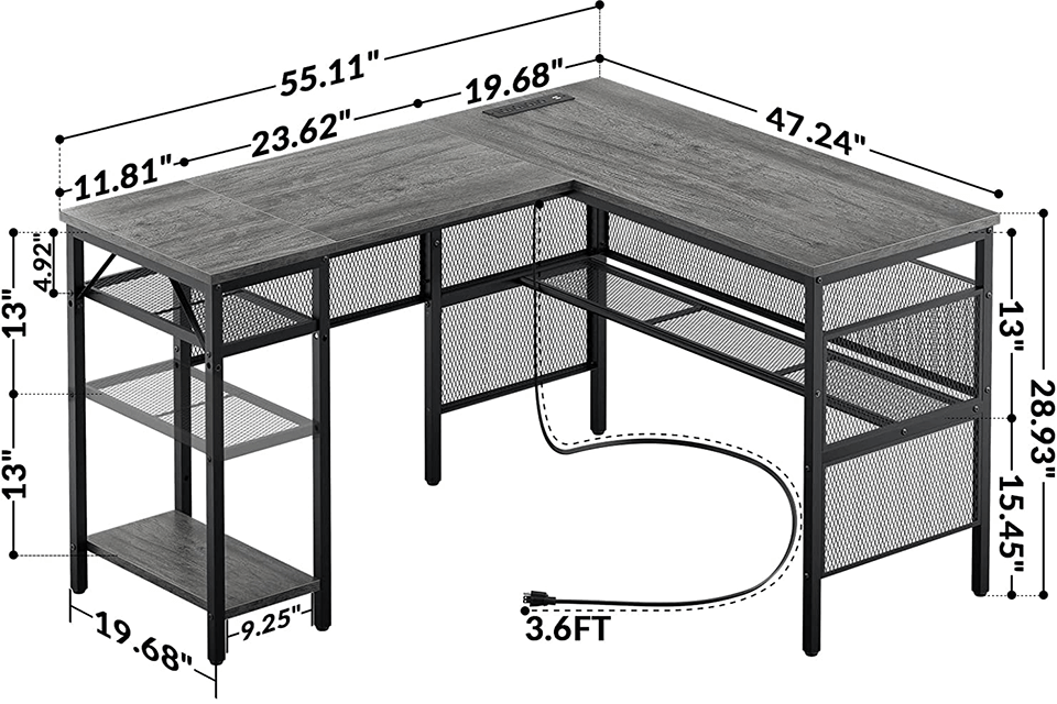 graphic deigners desk storage