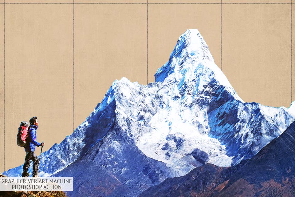 graphicriver photoshop action art machine