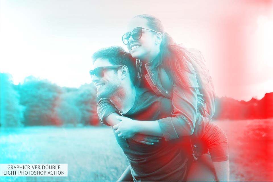graphicriver photoshop action double light